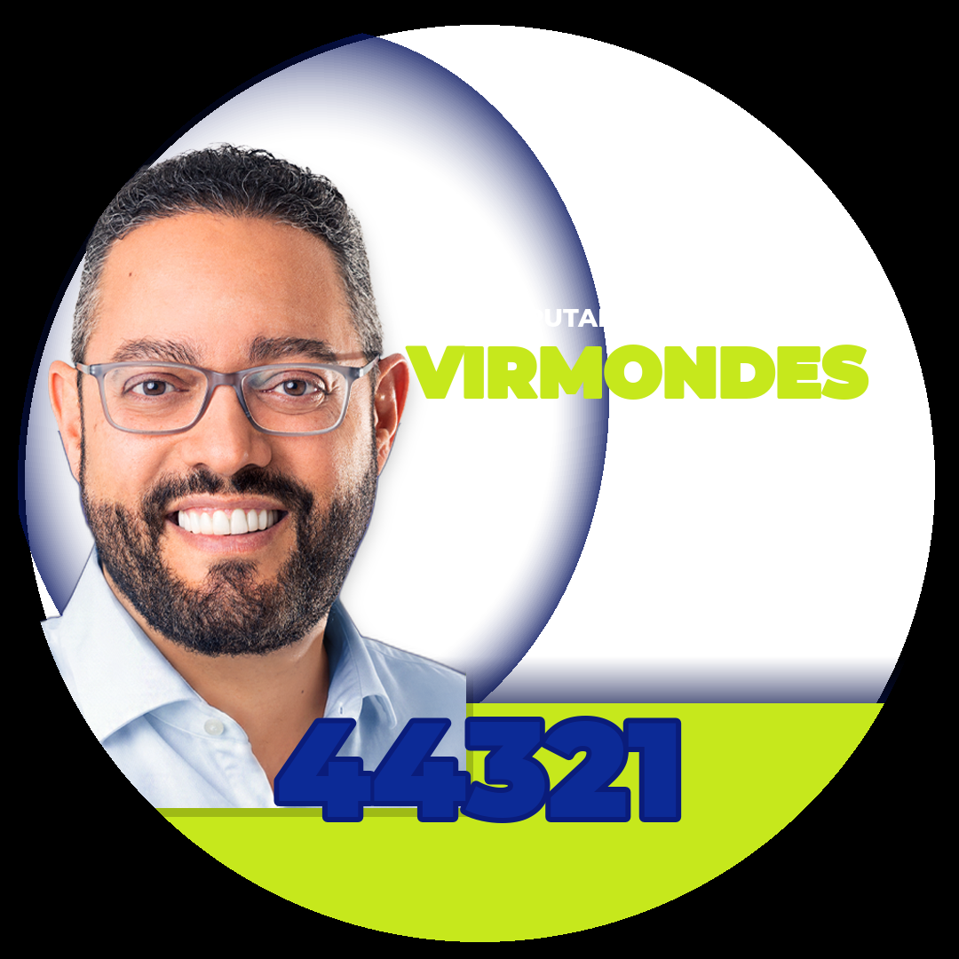 Prévia do filtro redondo com o candidato